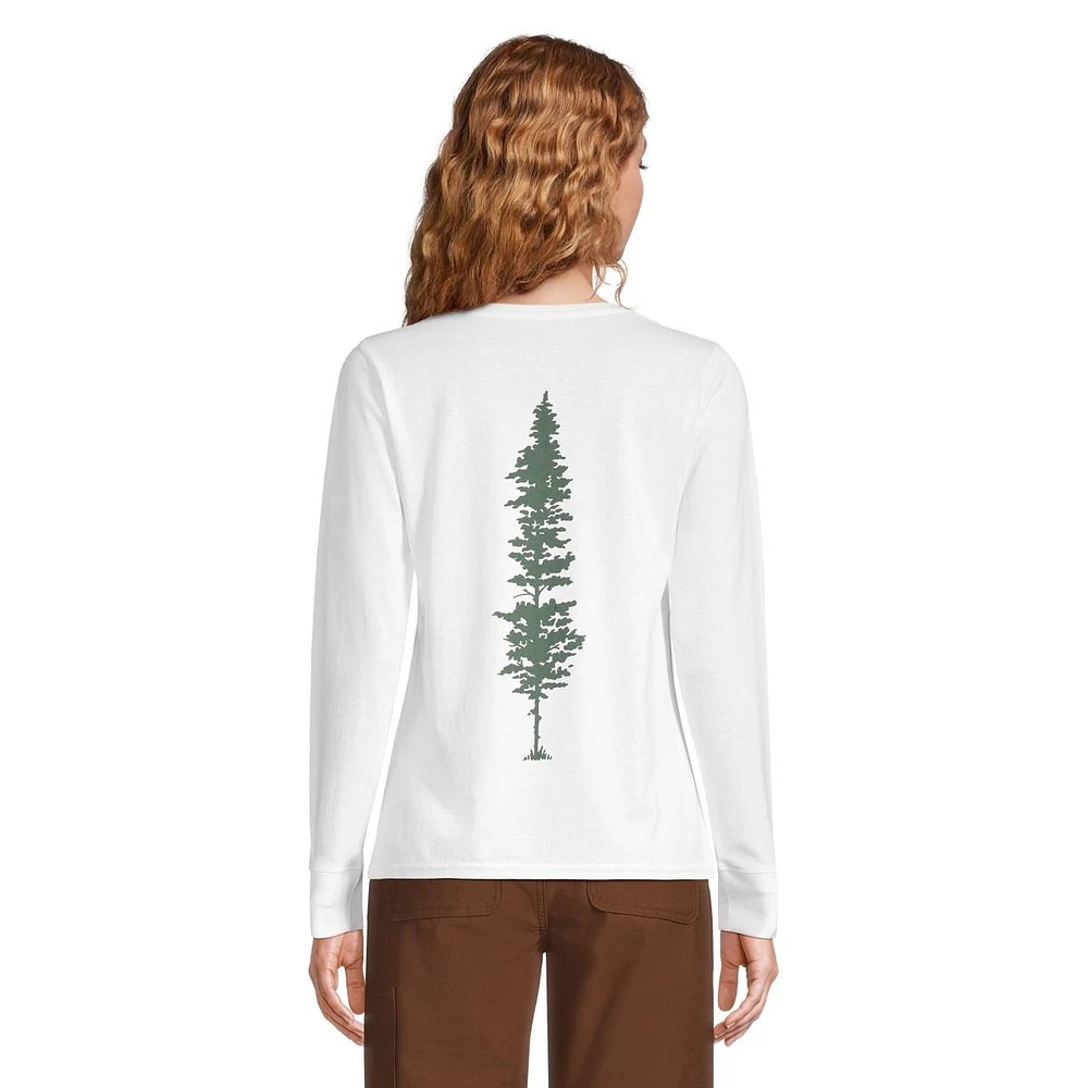 Woods Women's Cayley Tree Long Sleeve T Shirt