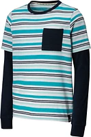 Ripzone Boys' Samuel Fooler Long Sleeve Shirt, Kids', Crewneck