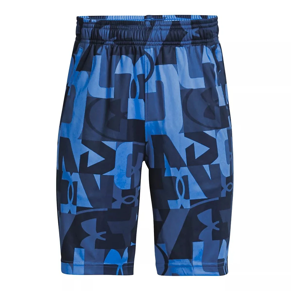 Under Armour Boys' Renegade 3.0 Printed Shorts, Kids', Athletic, Elastic Waistband, Pockets