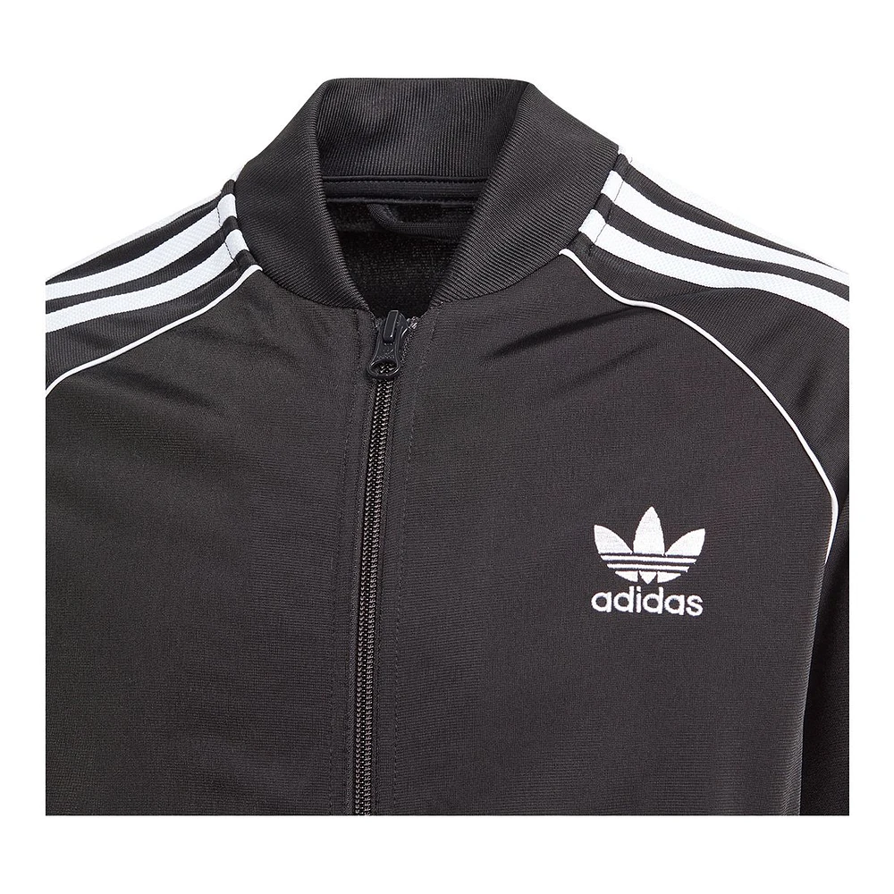 adidas Originals Kids' Superstar 3-Stripes Track Jacket