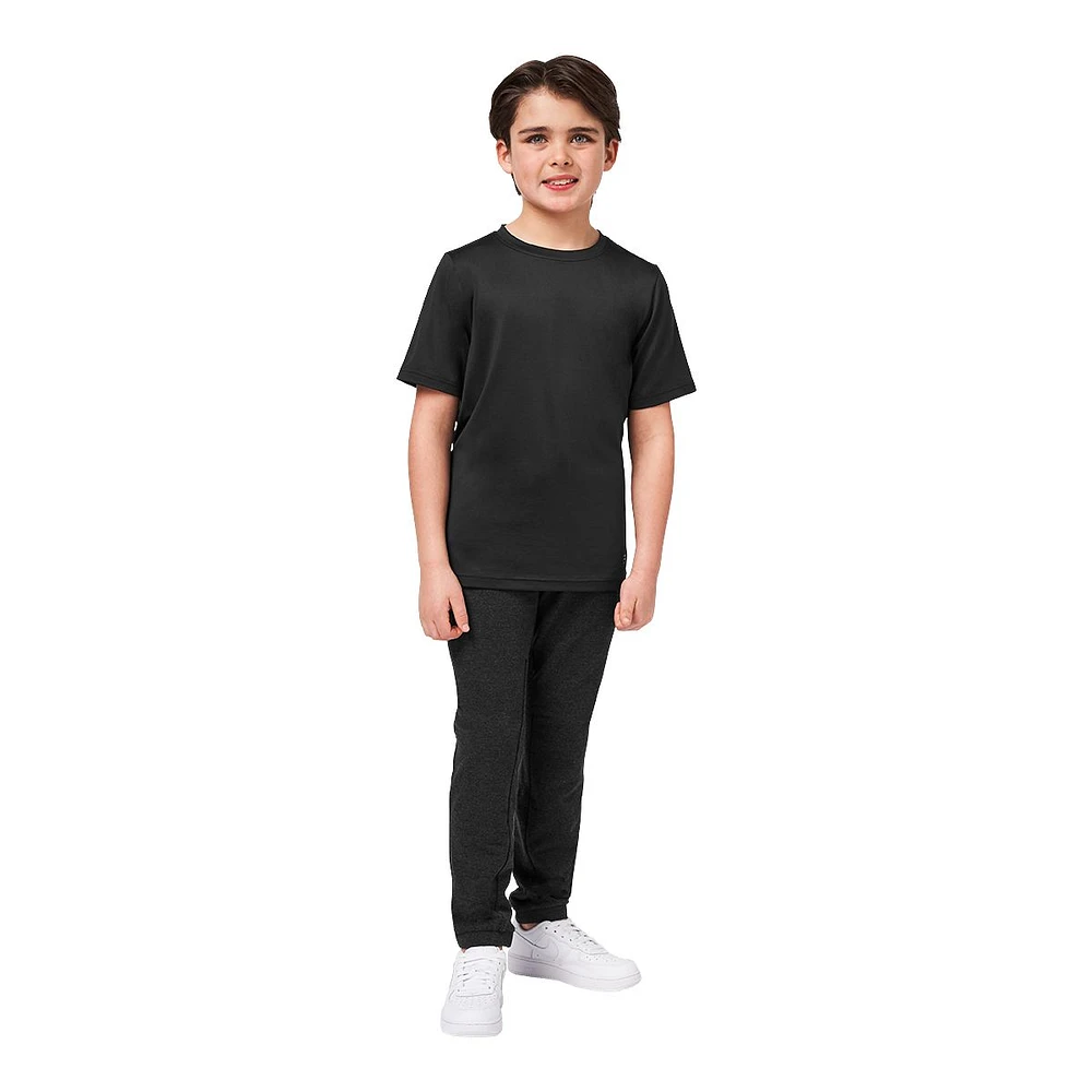 FWD Boys' Basic Tech T Shirt, Kids, Crewneck, Quick Dry, Athletic