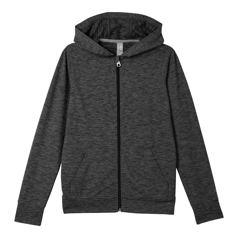 FWD Boys' Hoodie, Kids', Full Zip, Lightweight, Moisture Wicking