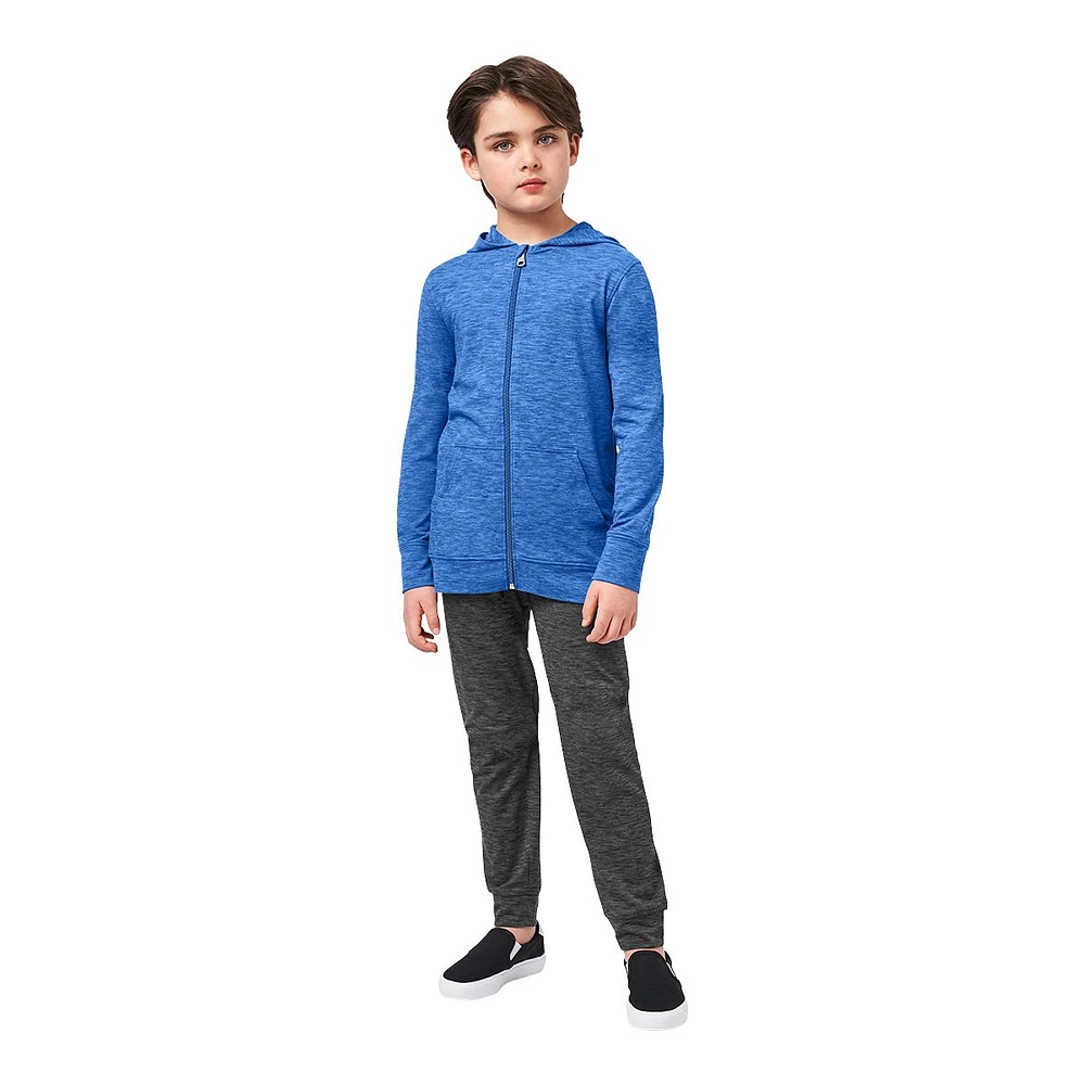 FWD Boys' Hoodie, Kids', Full Zip, Lightweight, Moisture Wicking