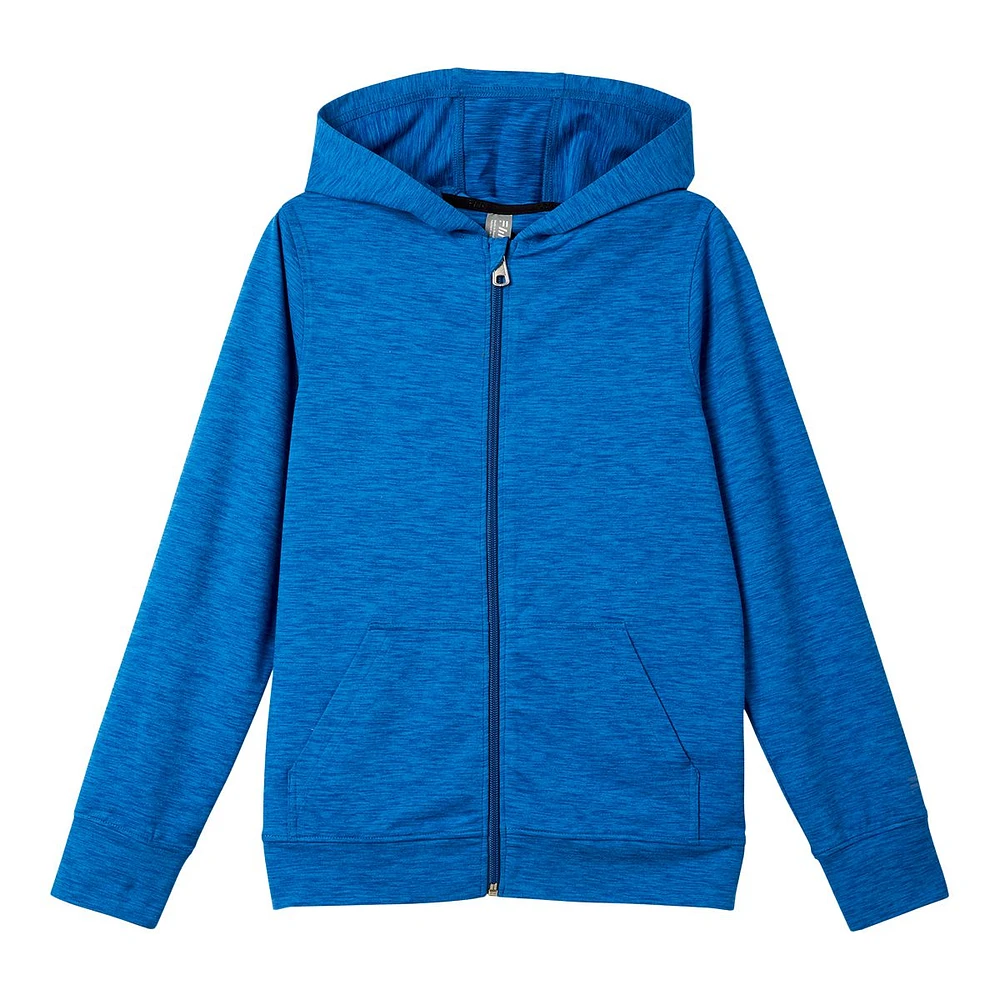 FWD Boys' Hoodie, Kids', Full Zip, Lightweight, Moisture Wicking