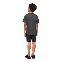 FWD Boys' Tech Knit Side Stripe Shorts, Kids', Elastic Waistband, Pockets