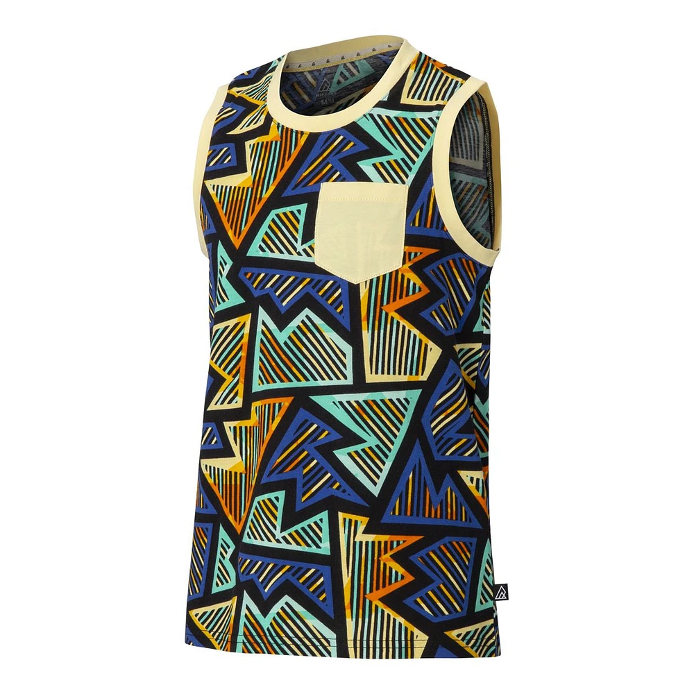 Ripzone Boys' Benson Graphic All Over Print Tank