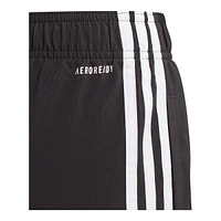 adidas Boys' 3-Stripe Woven Shorts, Kids', Mesh, Elastic Waistband, Pockets