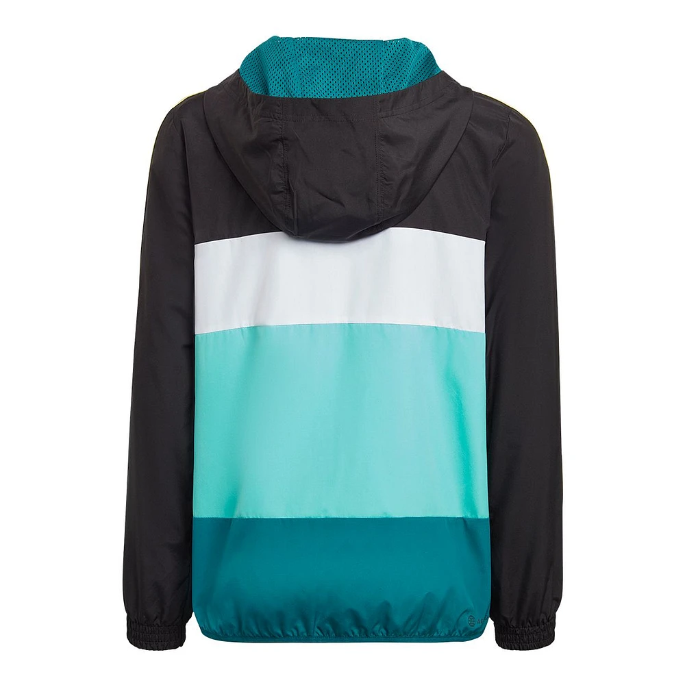 adidas Boys' Colourblock Windbreaker Jacket