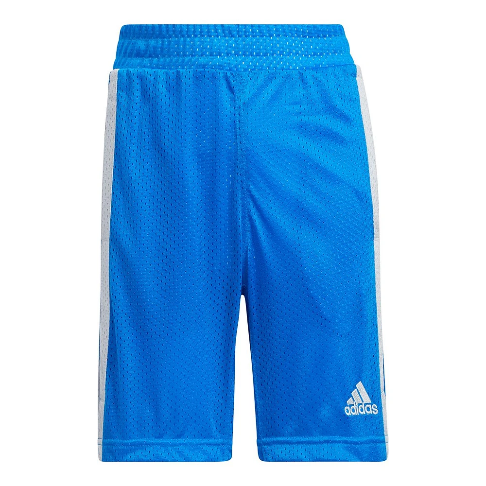 adidas Boys' Legend Basketball Shorts, Kids', Mesh, Elastic Waistband, Pockets