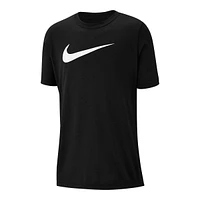 Nike Boys' Dri-FIT Legend Swoosh T Shirt, Kids, Crewneck, Quick Dry