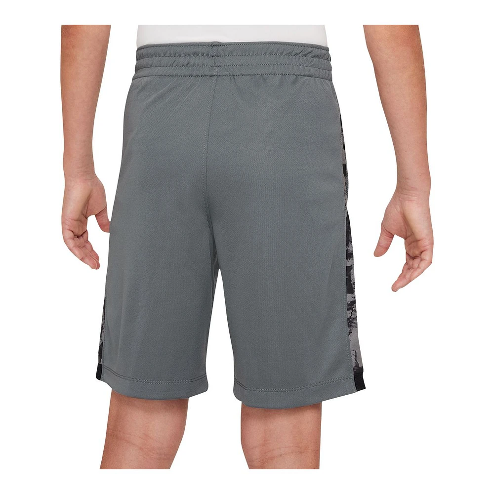 Nike Boys' Dri-FIT Trophy All Over Print Shorts, Kids', Athletic, Elastic Waistband, Pockets