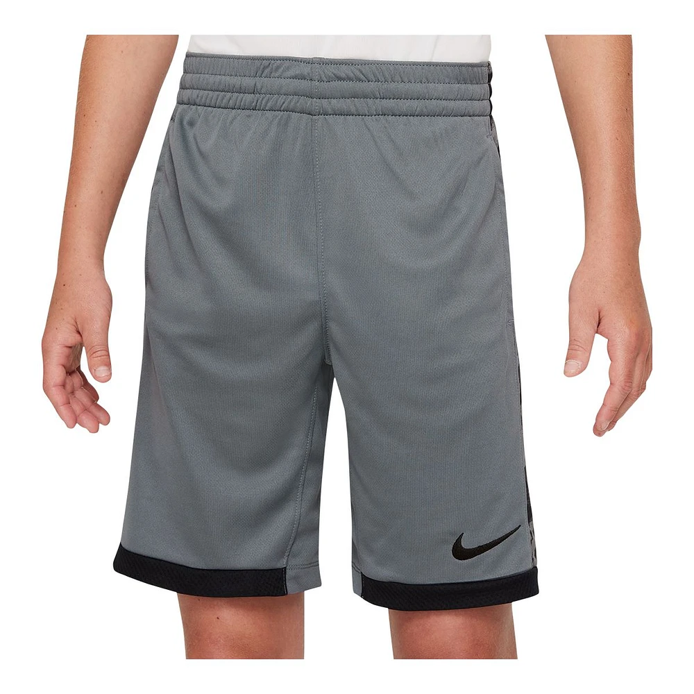 Nike Boys' Dri-FIT Trophy All Over Print Shorts, Kids', Athletic, Elastic Waistband, Pockets