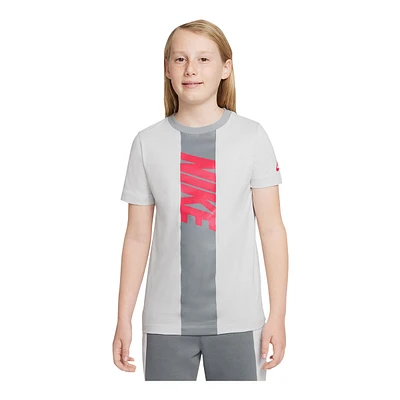 Nike Sportswear Boys' Amplify T Shirt, Kids', Crewneck, Cotton, Graphic