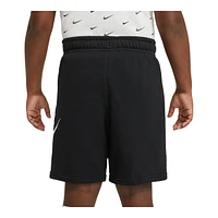 Nike Boys' Club HBR French Terry Shorts, Kids', Fleece, Elastic Waistband, Pockets