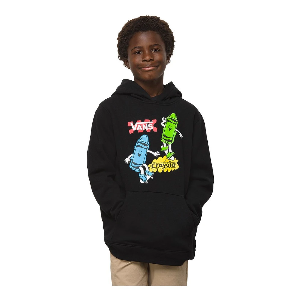 Vans x Crayola Boys' Hoodie, Kids', Pullover, Kangaroo Pocket