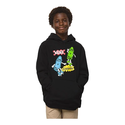 Vans x Crayola Boys' Hoodie, Kids', Pullover, Kangaroo Pocket