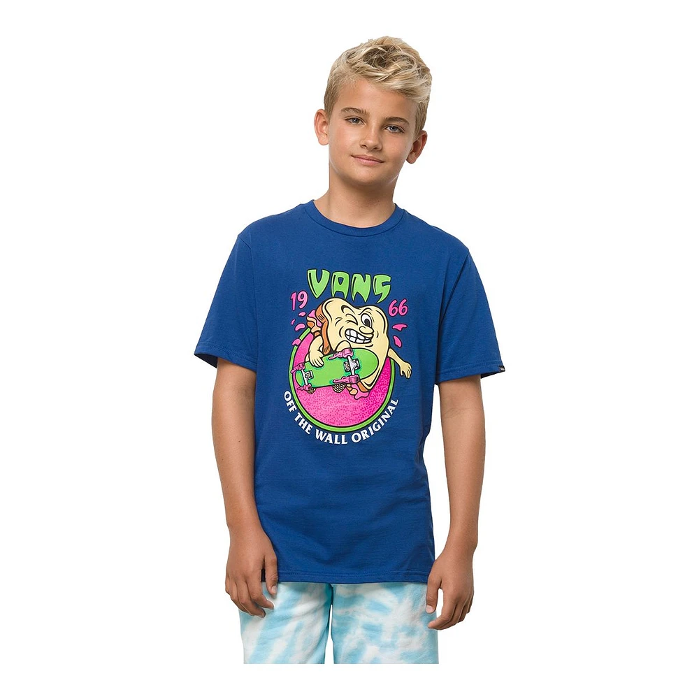 Vans Boys' Jam Session T Shirt, Kids', Crewneck, Cotton, Graphic