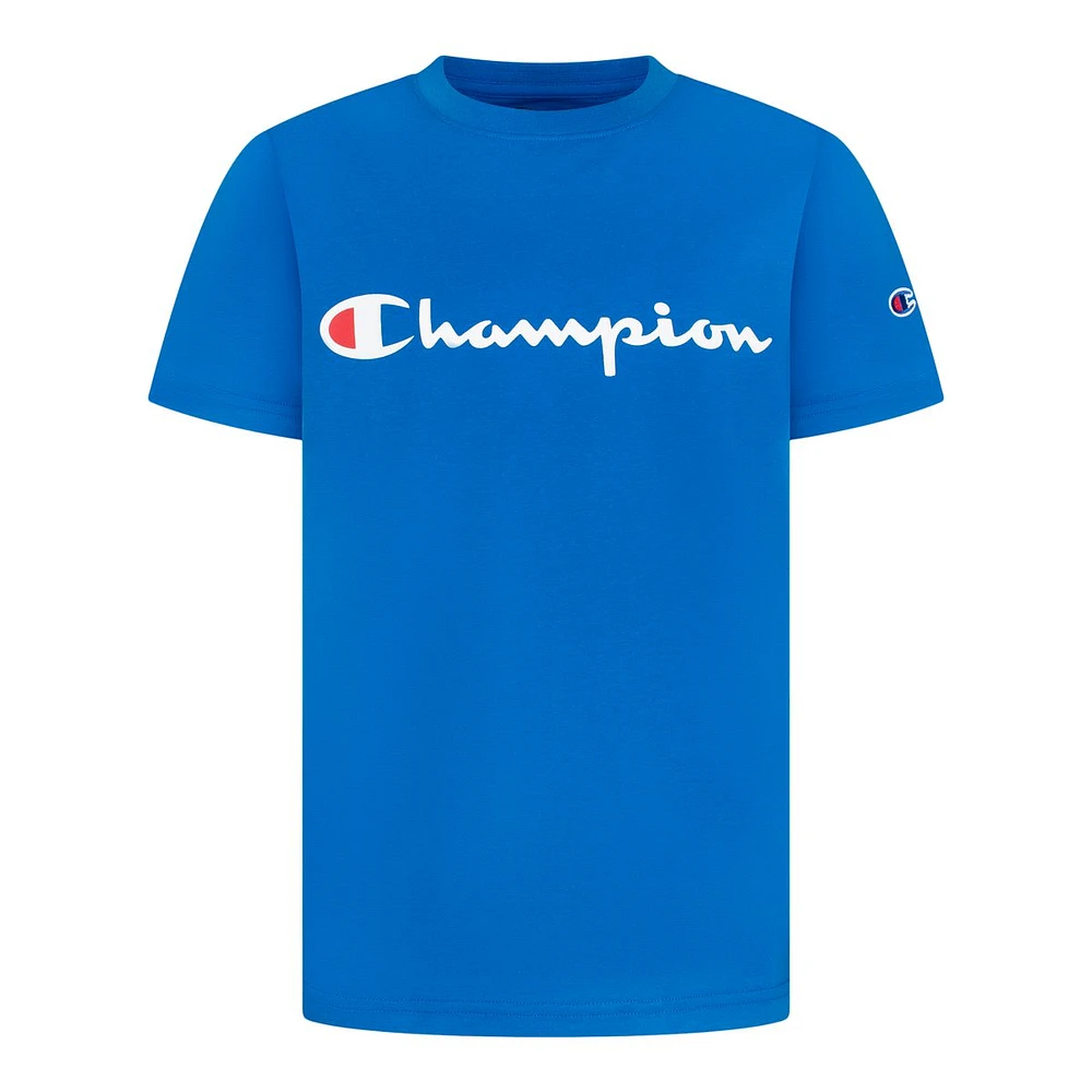 Champion Boys' Essential Script T Shirt