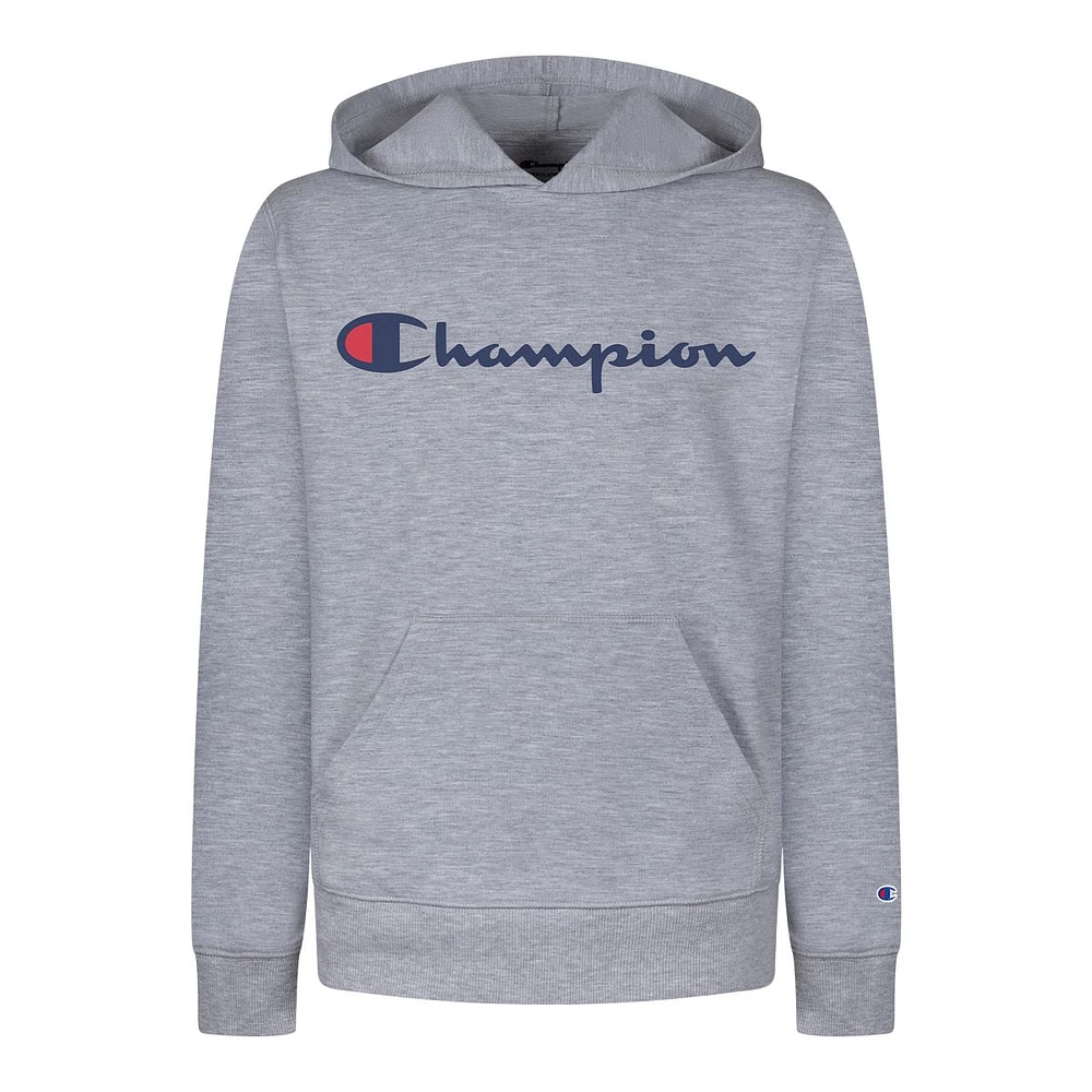 Champion Boys' Classic Script Hoodie