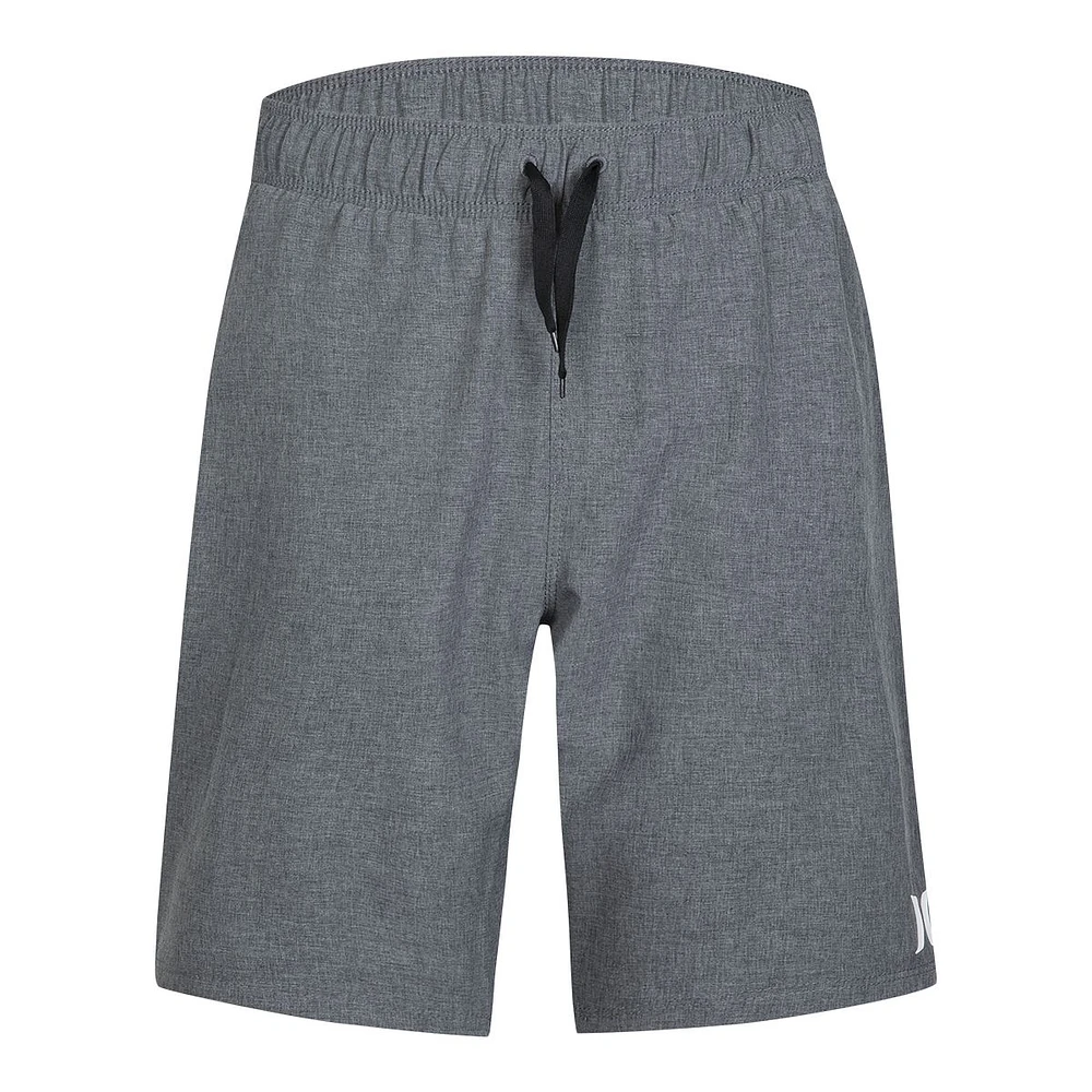 Hurley Boys' H20 Pull On Woven Shorts, Kids', Elastic Waistband, Pockets