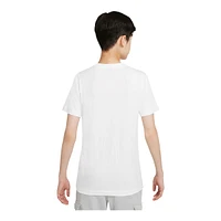 Nike Sportswear Boys' Boxy All Over Print T Shirt, Kids', Crewneck, Cotton, Graphic