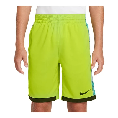 Nike Boys' Dri-FIT Trophy All Over Print Shorts, Kids', Athletic, Elastic Waistband, Pockets