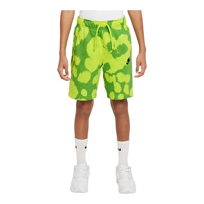 Nike Sportswear Boys' Neo Dye All Over Print French Terry Shorts