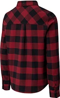 Ripzone Boys' Ghost Button Up Plaid Long Sleeve Shirt