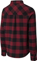 Ripzone Boys' Ghost Button Up Plaid Long Sleeve Shirt