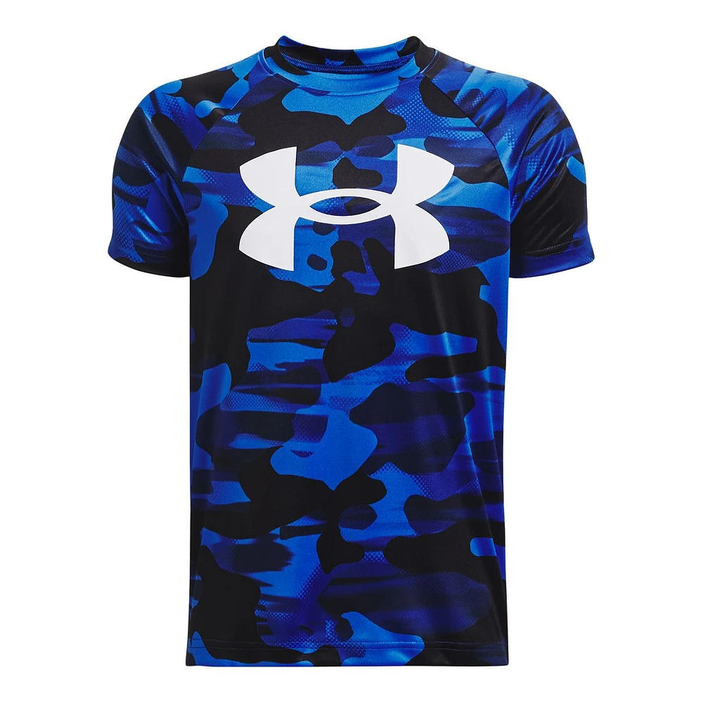 Under Armour Boys' Tech Big Logo Printed T Shirt