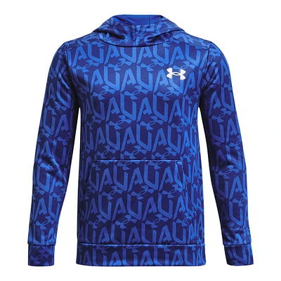 Under Armour Boys' Fleece Branded Pullover Hoodie