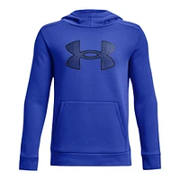 Under Armour Boys' Fleece Big Logo Pullover Hoodie