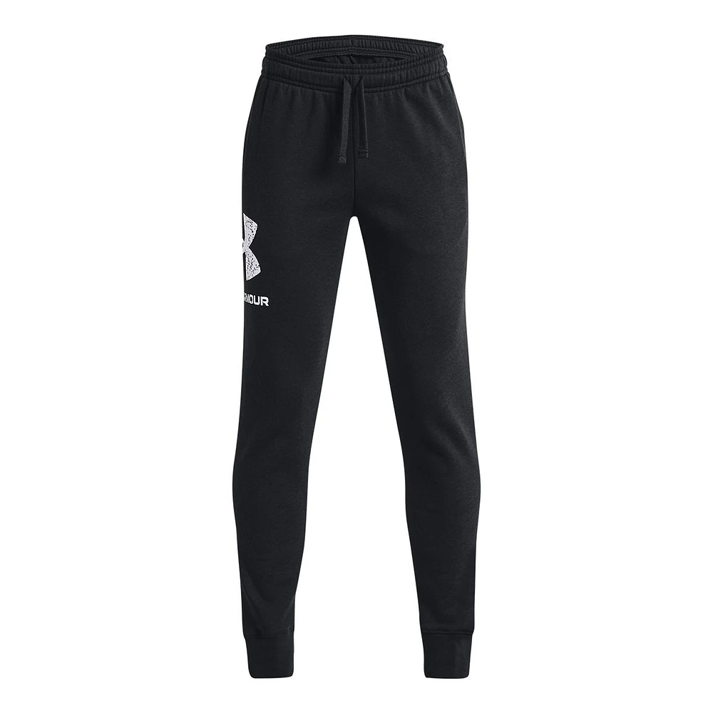 Under Armour Boys' Rival Fleece Big Logo Fill Jogger Pants