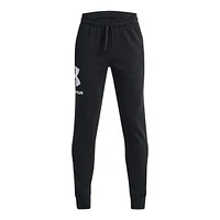 Under Armour Boys' Rival Fleece Big Logo Fill Jogger Pants