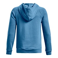 Under Armour Boys' Rival Fleece Big Logo Fill Hoodie