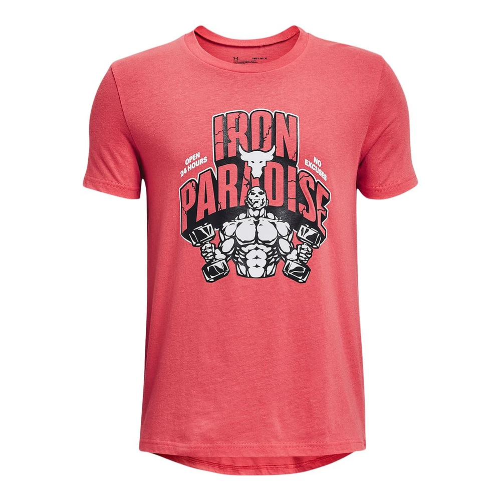 Under Armour Boys' Project Rock Open 24 Hrs T Shirt