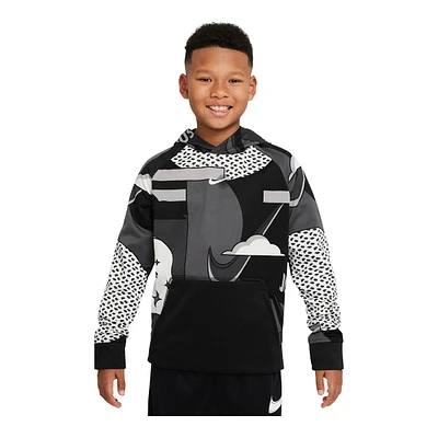 Nike Boys' Therma-FIT All Over Print Pullover Hoodie