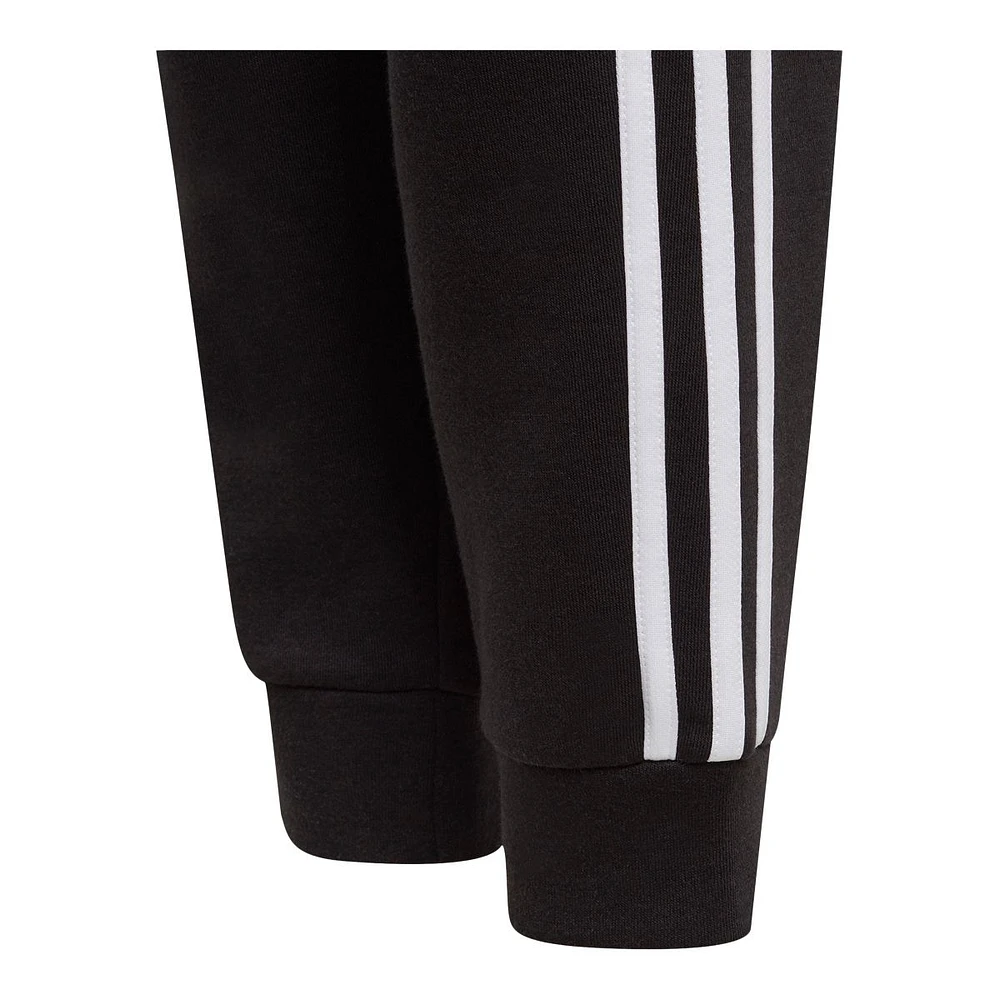 adidas Kids' Boys' 3-Stripe Fleece Pants, Casual, Athletic