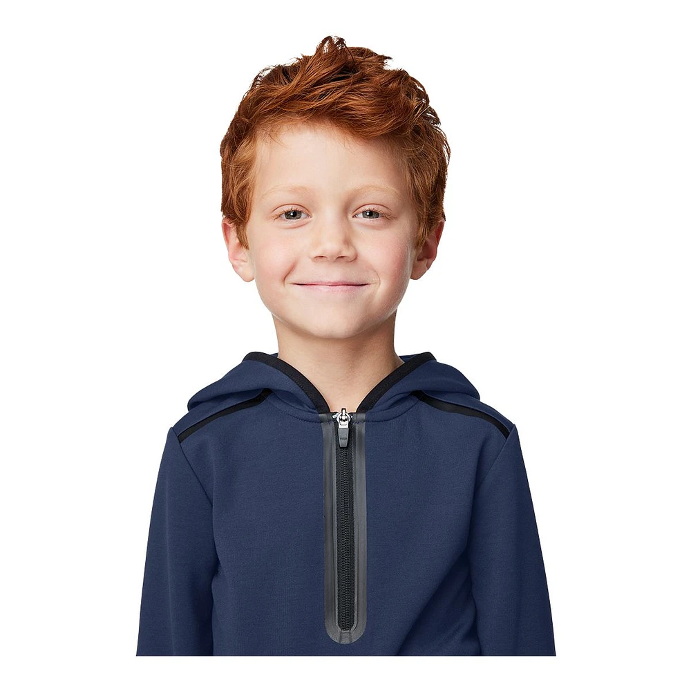 FWD Boys' Spacer Knit 1/2 Zip Hoodie