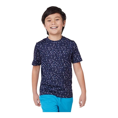 FWD Boys' All Over Print Tech T Shirt