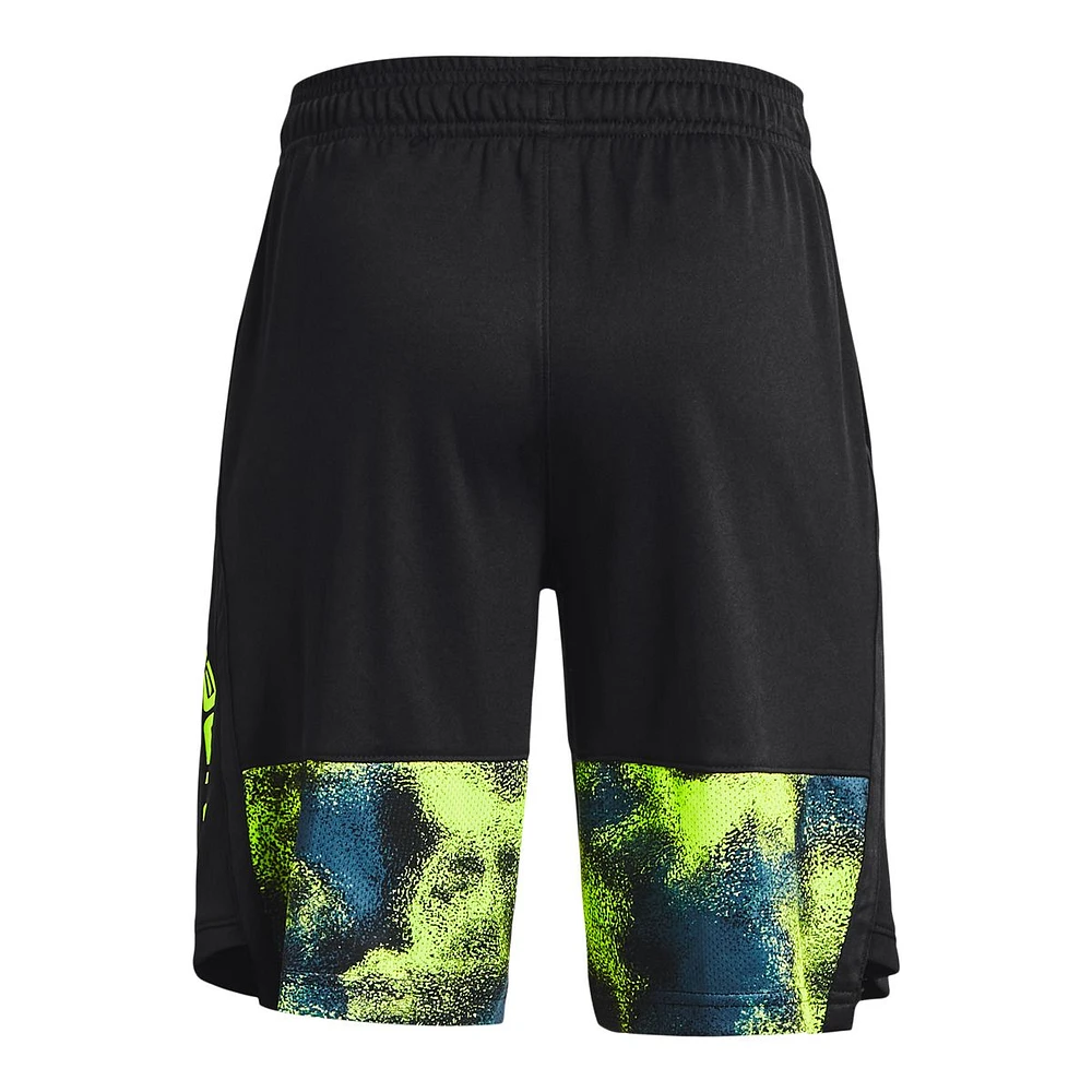 Under Armour Boys' Stunt 3.0 Printed Shorts