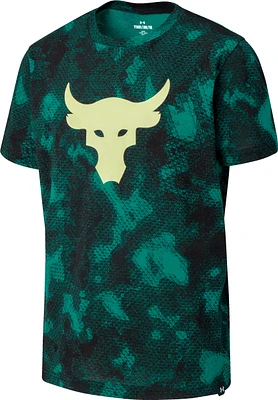 Under Armour Kids' Project Rock Logo All Over Print T Shirt