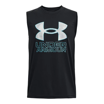 Under Armour Boys' Tech Hybrid Print Fill Tank