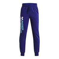 Under Armour Kids' Boys' Rival Fleece Graphic Joggers Pants, Casual, Athletic