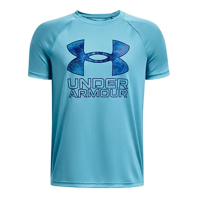 Under Armour Boys' Tech Hybrid Print Fill T Shirt