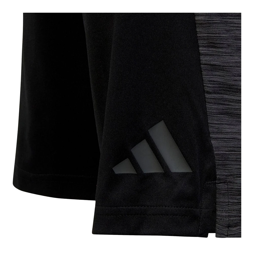 adidas Boys' Train Essentials Heather Shorts