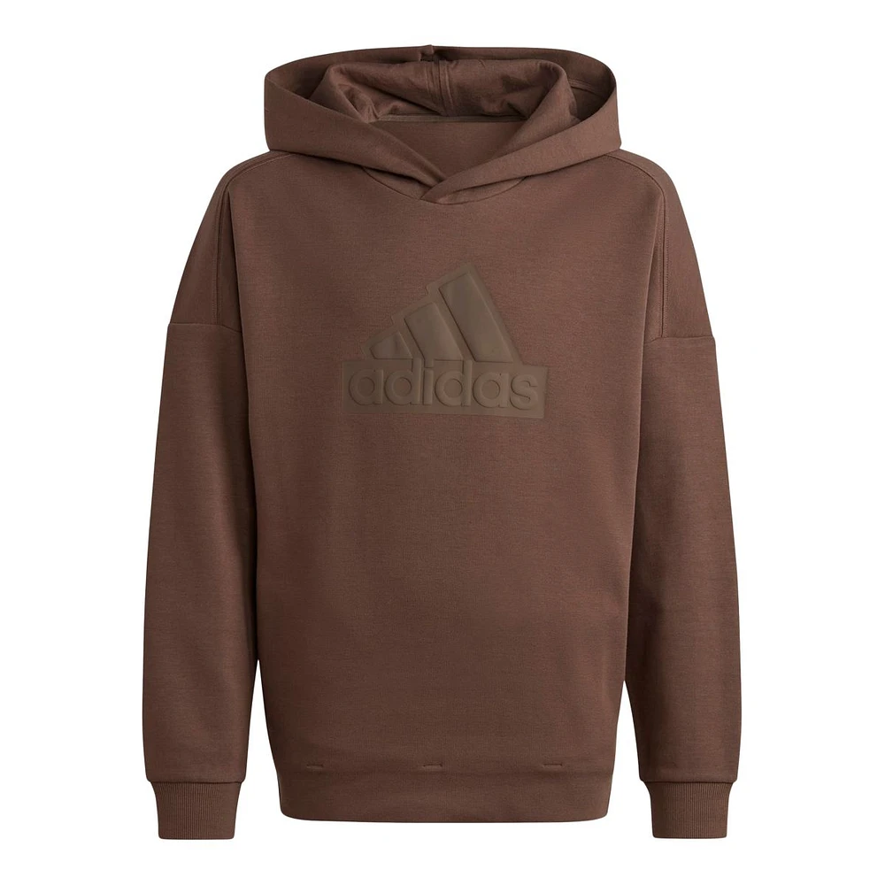 adidas Boys' FI Badge Of Sport Logo Pullover Hoodie