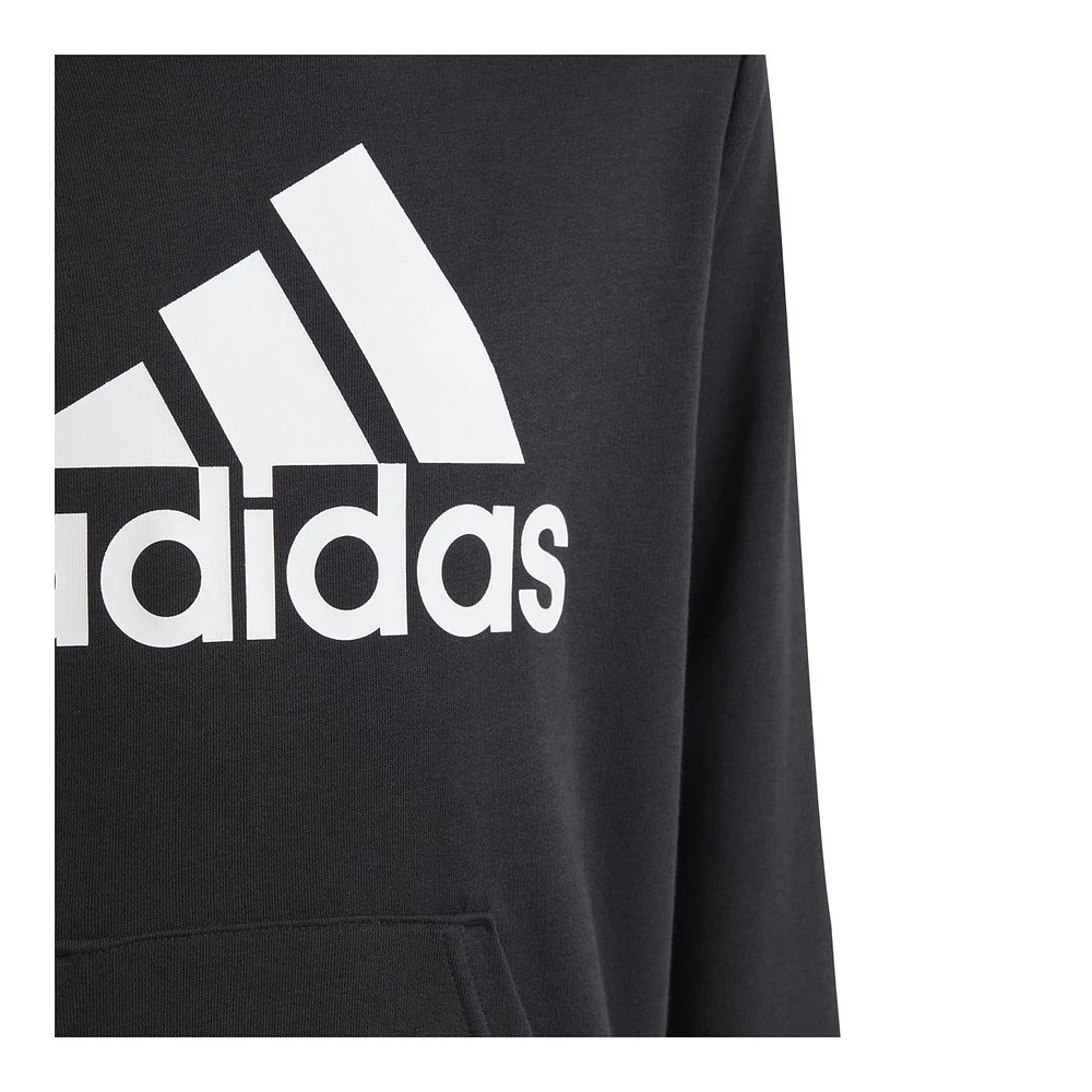 adidas Kids' Badge of Sport Logo Pullover Hoodie