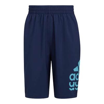 adidas Boys' Essentials Woven Badge Of Sport Shorts