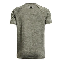 Under Armour Boys' Tech Split Logo Hybrid T Shirt